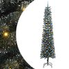 vidaXL &Aacute;rvore de Natal Artificial Verde 240 cm PVC, Pl&aacute;stico e A&ccedil;o