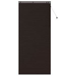 vidaXL Cortina Veneziana Marrom Escuro 120 x 250 cm 35 mm