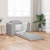 vidaXL Sof&aacute;-Cama Cinza Nuvem 98 x 71 x 83 cm tecido