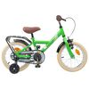 vidaXL Bicicleta Infantil 14 Polegadas para 3 a 5 anos Verde