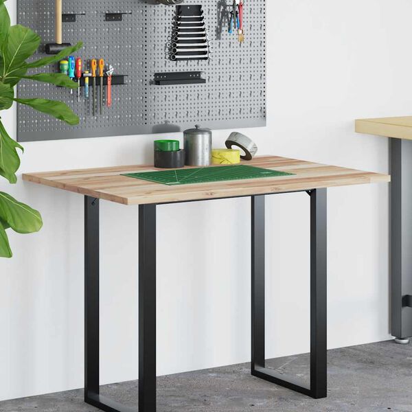 vidaXL Tampo de secret&aacute;ria 120x70x2 cm ac&aacute;cia maci&ccedil;a n&atilde;o tratada