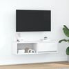 vidaXL M&oacute;vel de TV 100x31x25,5 cm derivados de madeira branco