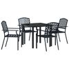 vidaXL Conjunto de Jantar para Jardim 5 unid. Antracite