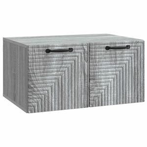 vidaXL Gabinete de TV de Parede Sonoma Cinzento 59,5 x 41 x 30 cm