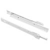 vidaXL Corredi&ccedil;a de Gaveta 2 pcs Branco 250 mm A&ccedil;o