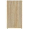 vidaXL Aparador 80x30x54 cm derivados de madeira carvalho sonoma