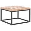 vidaXL Mesa de centro 50x50x33,5 cm madeira maci&ccedil;a
