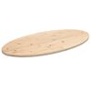 vidaXL Tampo de mesa oval 110x55x2,5 cm madeira de pinho maci&ccedil;a