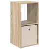 vidaXL Mesa-de-cabeceira Carvalho Sonoma 35 x 32 x 68,5 cm
