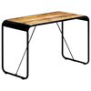vidaXL Mesa de jantar 118x60x76 cm madeira de mangueira maci&ccedil;a &aacute;spera