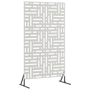 vidaXL Protetor de Privacidade 100 x 50 x 180 cm A&ccedil;o inoxid&aacute;vel