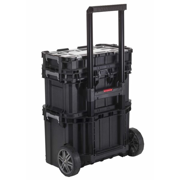 Keter Caixa de ferramentas Connect Trolley and Rolling Systems preto