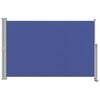 vidaXL Toldo lateral retr&aacute;til para p&aacute;tio 160x300 cm azul