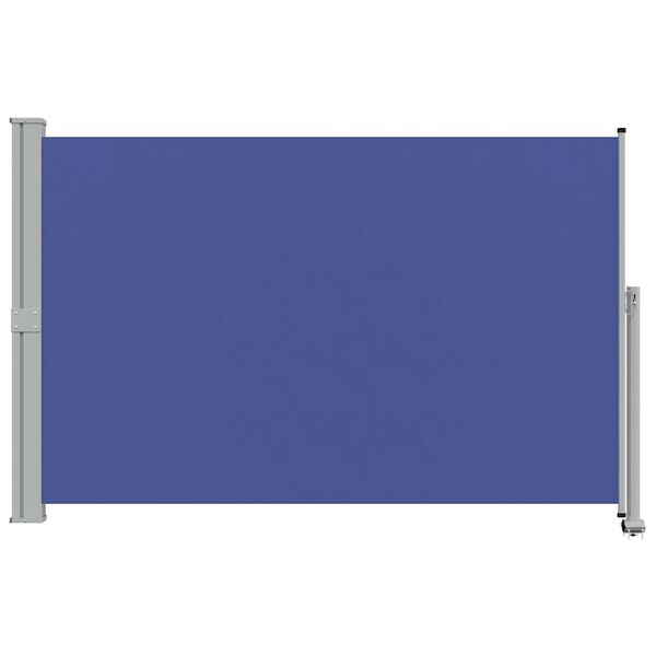 vidaXL Toldo lateral retr&aacute;til para p&aacute;tio 160x300 cm azul