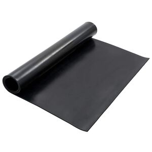vidaXL Tapete de Piso Preto 1,2 x 2 m Borracha
