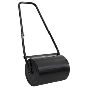 vidaXL Rolo de Gramado de Jardim Preto 110 x 52 cm Ferro