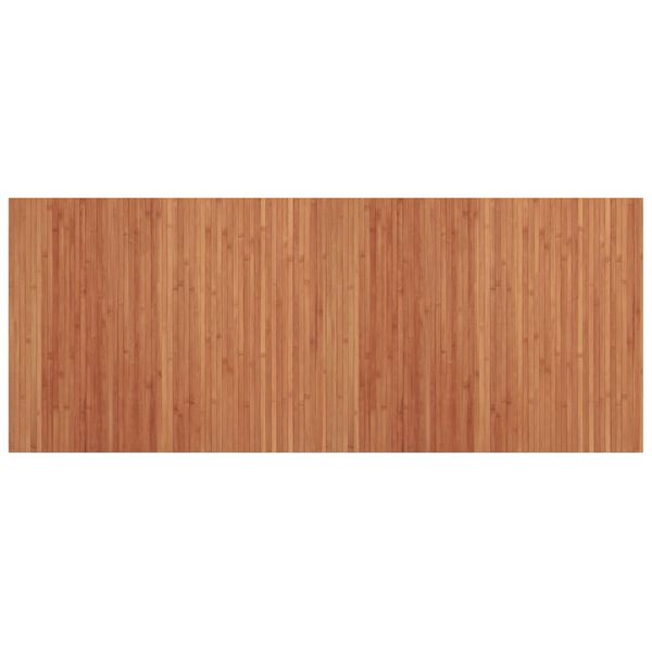 vidaXL Tapete retangular 80x200 cm bambu castanho