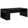 vidaXL Mesa de centro Carvalho Preto 95 x 50 x 34 cm