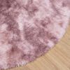 vidaXL Tapete shaggy de pelo alto NAVARRA 160x160 cm rosa empoeirado