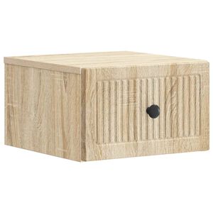 vidaXL Gabinete de Canto Montado na Parede Carvalho Sonoma