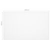 vidaXL Protetor de mesa 100x60 cm 1,6 mm PVC mate