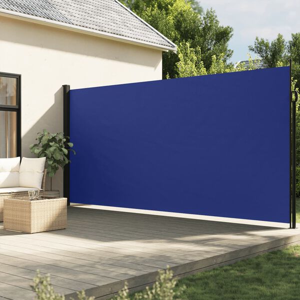vidaXL Toldo lateral retr&aacute;til 200x300 cm azul