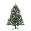 vidaXL &Aacute;rvore de Natal Artificial Verde 150 cm PVC, Pl&aacute;stico e A&ccedil;o