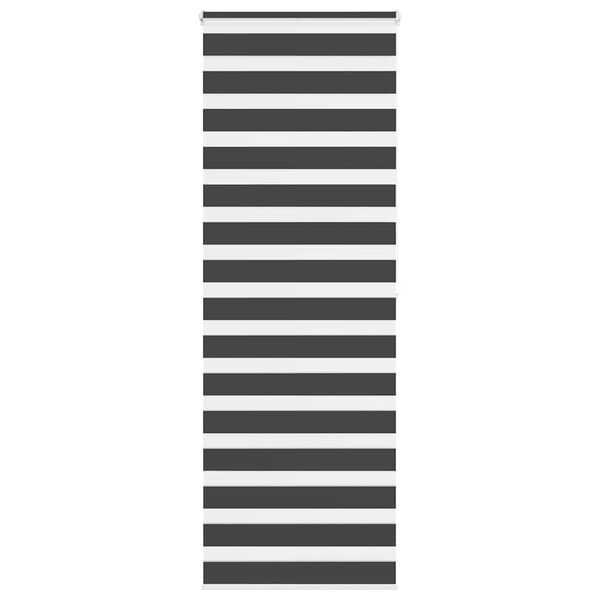 vidaXL Cortina de zebra 90x200 cm largura do tecido 85,9 cm poli&eacute;ster