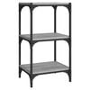 vidaXL Estante 40x33x70,5 cm derivados de madeira/a&ccedil;o cinza sonoma