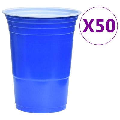 vidaXL Conjunto mesa de beer pong 0,5 L plástico