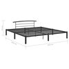 vidaXL Estrutura de cama 200x200 cm metal preto
