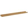 vidaXL Prateleira de Parede 2 pcs Castanho 80 x 9 x 3 cm