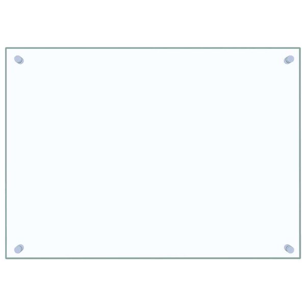 vidaXL Painel anti-salpicos cozinha 70x50 cm vidro temp. transparente