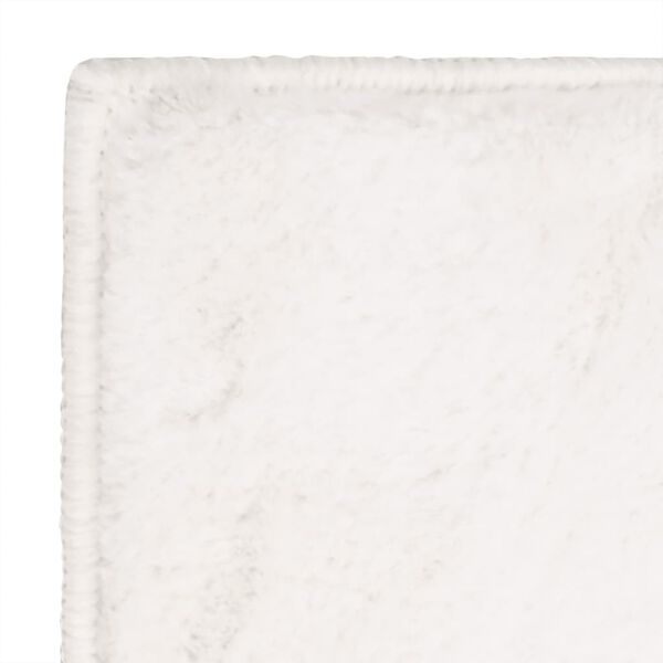 vidaXL Tapete em pele de coelho artificial 180x270 cm cor creme