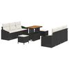 vidaXL Conjunto de Sof&aacute; de Jardim 9 unid. 8-N&uacute;mero de lugares