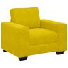 vidaXL Poltrona 100x77x82 cm veludo amarelo