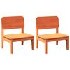 vidaXL Cadeiras de jardim 2 pcs 60x52,5x72cm pinho maci&ccedil;o castanho-mel