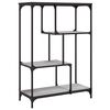 vidaXL Estante 81x36x115 cm derivados de madeira e a&ccedil;o cinzento sonoma