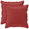 vidaXL Almofada HOUTEN 2 unid. Vinho Vermelho Poli&eacute;ster