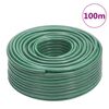 VidaXL Mangueira de jardim com conjunto de encaixe 0,5" 100m PVC verde