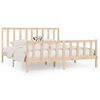 vidaXL Estrutura de cama 200x200 cm madeira maci&ccedil;a
