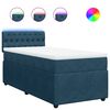 vidaXL Cama boxspring com colch&atilde;o 90x200 cm veludo azul
