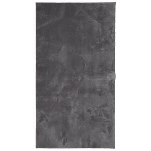 vidaXL Tapete pelo curto macio e lav&aacute;vel HUARTE 60x110 cm antracite