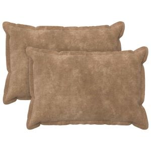 vidaXL Capa almofada 2 pcs HOUTEN Cinzento-acastanhado 30 x 50 cm