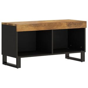 vidaXL M&oacute;vel de TV 85x33x43,5 cm madeira de mangueira maci&ccedil;a