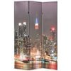 vidaXL Biombo dobr&aacute;vel Nova Iorque de noite 120x170 cm