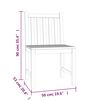 vidaXL 4 pcs conjunto de jantar p/ jardim madeira de teca maci&ccedil;a
