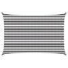 vidaXL Vela de Sombra 3 x 5 m HDPE Retangular Antracite e Branco