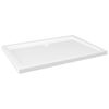 vidaXL Base de chuveiro retangular 70x100 cm ABS branco