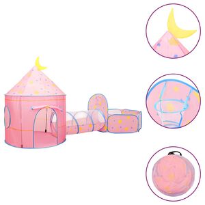 vidaXL Tenda de brincar infantil 301x120x128 cm rosa